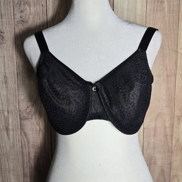  Chantelle Magnifique Seamless Unlined Minimizer Black 32 C - Picture 6 of 9